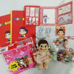 【未使用含む】ペコちゃんグッズ  御当地ホルダー、ノート、ハンカチ いろいろ まとめ売り Q837