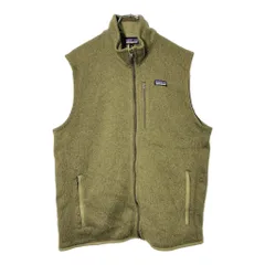 patagonia パタゴニア ベターセーター フリースベスト アウトドア カーキ(メンズ XL)中古 古着 V9438