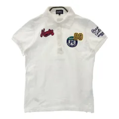 サイズ：1 PEARLY GATES パーリーゲイツ  半袖ポロシャツ ワッペン  ホワイト系 [240101582800] ゴルフウェア レディース ストスト