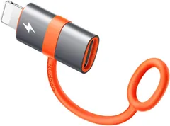 Mcdodo Type CからLightning 変換コネクタ 36W PD急速充電 PDチップ搭載 高速データ転送(スマホとノートPC間のみ)  アルミ合金外装 シリコンバンド設計 AL510