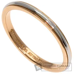 TIFFANY&Co. ティファニー ウェディング バンド リング・指輪 PT950 K18PG レディース [中古]