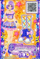 【中古】アイカツDCD 71-(3)-★[P]：パープルスターシューズ/七倉小春