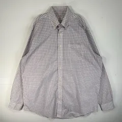古着 ブルックスブラザーズ Brooks Brothers 長袖シャツ チェック 胸ポケ 346 XL  ピンク系 マルチカラー メンズ