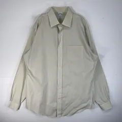 古着 ブルックスブラザーズ Brooks Brothers 長袖シャツ ストライプ 346 胸ポケ L  イエロー系 マルチカラー メンズ