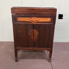 管509☆イギリスコロニアル☆ヴィンテージ☆キャビネット☆トレー付き