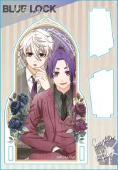 【中古】アクリルスタンド・アクリルパネル 凪誠士郎＆御影玲王 斜めに飾れるアクリルスタンド 「ブルーロック」