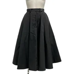 PRADA(プラダ) ロングスカート サイズ38 S レディース美品  - 黒 マキシ丈