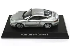 【中古】ミニカー 1/64 Porsche 911 Carrera S(シルバー) 「ポルシェ ミニカーコレクション5」 サークルK・サンクス限定