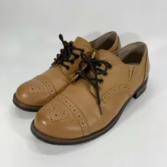 美品◯ PENELOPE ペネロープ レースアップシューズ キャメル 24 カジュアルシューズのサムネイル