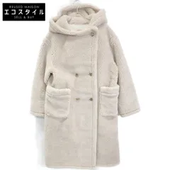 Her lip to ハーリップトゥ ﾍﾞｰｼﾞｭ Herlipto Fleur Shearling Boa Coat M