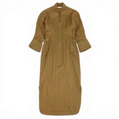 37L23 Mame Kurogouchi マメ クロゴウチ コットンダブルクロスドレス  