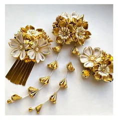 和風髪飾り 3点まとめ売り 着物浴衣 髪留め ヘアアクセサリー