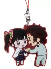 【中古】雑貨 竈門炭治郎＆栗花落カナヲ 「鬼滅の刃 滅! カプセルラバーマスコット6」