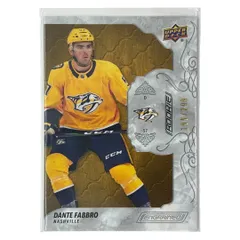 UPPER DECK NHLカード ENGRAINED DANTE FABBRO NASHVILLE PREDATORS /299 #97 送料無料 中古 IT1