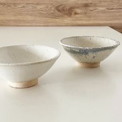 村上直子 ご飯茶碗 粉引 2個 - メルカリ