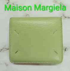 APS16 メゾンマルジェラ 極美品 4ステッチ コンパクトウォレット 3つ折り財布