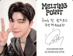 【中古】コレクションカード(男性) ZEROBASEONE/パク・ゴヌク(Park Gun Wook)/裏面印刷サイン・メッセージ入り/CD「MELTING POINT」(LOYALTY Ver.)封入フォトカード