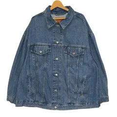 ヴィンテージ Levi's/リーバイス デニムジャケット ジージャン アウター オーバーサイズ ビッグシルエット SRILANKA製 メンズ 2X ブルー