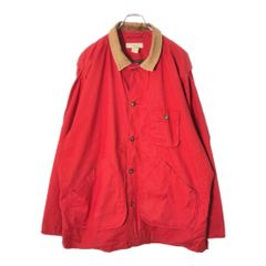 90年代 Banana Republic バナナリパブリック ハンティングジャケット レッド(メンズ XL)中古 古着 X0813