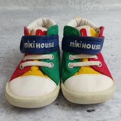 miki house ミキハウス キッズ 靴 セカンドベビーシューズ マルチカラー 〇□