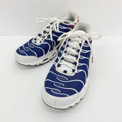 NIKE ナイキ スニーカー シューズ AIR MAX PLUS PSG FZ4776-100 パリ サンジェルマン ローカット メンズ 27.5cm ネイビー系 靴 DF17585■