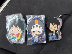 ONE PIECE シリコン キーホルダー 3種