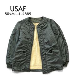 60s 米軍 USAF キャトルジャケット用 パイルライナー ミリタリーS81 