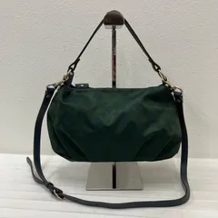 7880　russet ラシット　2way　ショルダーバッグ　ハンドバッグ　小さめ　ミニ　ナイロン　レザー　深緑　カーキ　オリーブ　グリーン　レディース　シンプル　カジュアル　きれいめ