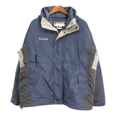 Columbia コロンビア ナイロン マウンテンパーカー アウトドア ブルー (メンズ XL) 中古 古着 R0775