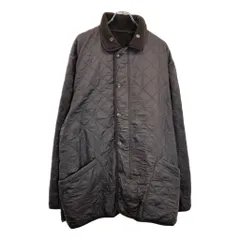 Barbour バブアー Polar Quilts Long ポーラーキルト キルティングジャケット ブラウン(メンズ XL)中古 古着 U4174