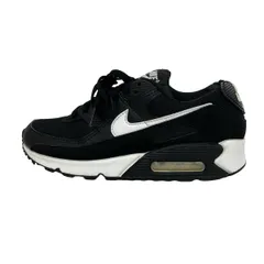 NIKE(ナイキ) スニーカー 22.5 レディース ウィメンズ エアマックス 90 CQ2560-001 黒×白 インソール取外し可