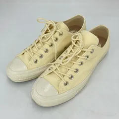 【イオン広店】 中古 CONVERSE ADDICT | コンバースエディクト スニーカー CHUCK TAYLOR CANVAS OX 1AD250 生成り 26.5cm 【126】