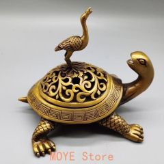 亀 置物 銅製 香炉 茶道具 美術工芸品 - メルカリ