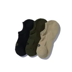 【27cm～29cm オリーブマルチ-ベリーショート】ニューエラ NEW ERA 靴下 3ペア ソックス