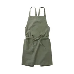 （まとめ） レップ ソルエプロン カーキ 1着 【×2セット】