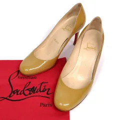 Christian Louboutin ルブタン パンプス 36 ハイヒール エナメル ラウンドトゥ 23cm レディース靴