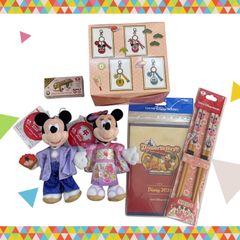 ディズニー 【お正月6点セット】2026 干支 午 だるま ぬいぐるみバッジ