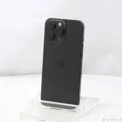 〔中古品〕 iPhone16 Pro Max 256GB ブラックチタニウム MYWG3J／A SIMフリー【368】