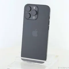 〔中古品〕 iPhone16 Pro Max 256GB ブラックチタニウム 3N528J／A SIMフリー【349】