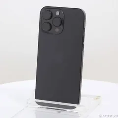 〔中古品〕 iPhone16 Pro Max 256GB ブラックチタニウム MYWG3J／A SIMフリー【258】