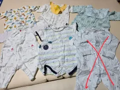 赤ちゃん 夏 半袖 ボディスーツ 5枚 まとめ