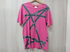 X-LARGE プリントTEE ピンク 半袖Tシャツ エクストララージ サイズL 