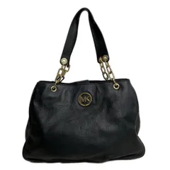 MICHAEL KORS(マイケルコース) ショルダーバッグ - 黒 チェーンショルダー レザー