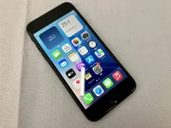 SIMロック解除済み【au】iPhone SE(第2世代) MHGP3J/A 64GB ブラック