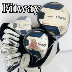 Fitway フィットウェイ メンズ ゴルフ クラブ セット 初心者 入門 バッグ付き フルセット 右利き パター付 11Y-53