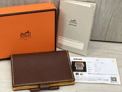 【鑑定書付】HERMES Z 15N／アジェンダPM 小物／箱付き 