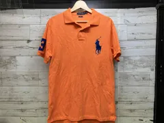 Polo Ralph Lauren ビックポニーオレンジ ポロシャツ 3 SLIM FIT サイズLG 180/100A RN 4I381 CA 56658