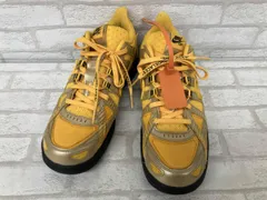 NIKE × OFF-WHITE AIR RUBBER DUNK/OW ナイキ オフホワイト スニーカー ユニバーシティゴールド メンズ 27cm