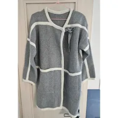 半額配送 新品 グレー カーディガン - サイズ FREE