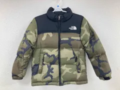 THE NORTH FACE  ノースフェイス ダウンジャケット アウター サイズ130 ブラック×カモフラージュ NPJ61914